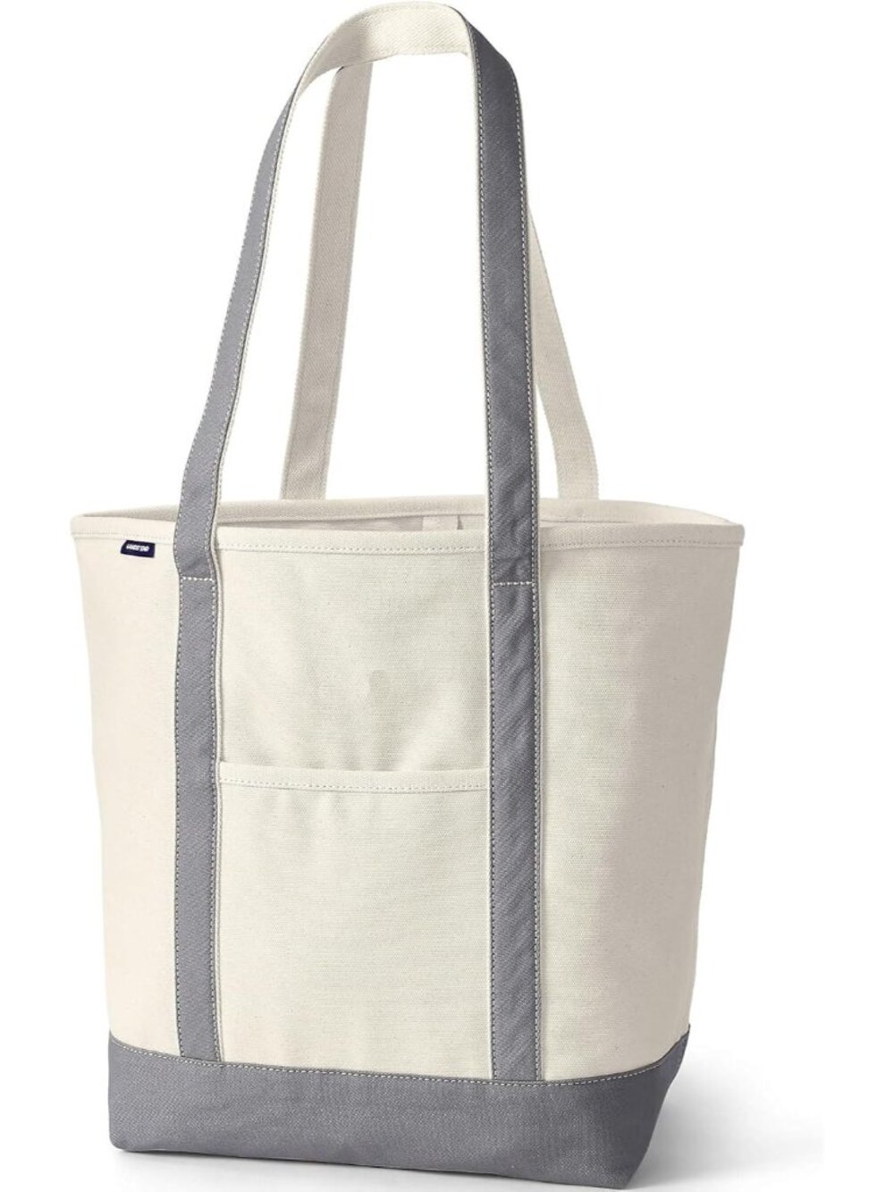 Open Top Canvas Tote Bag